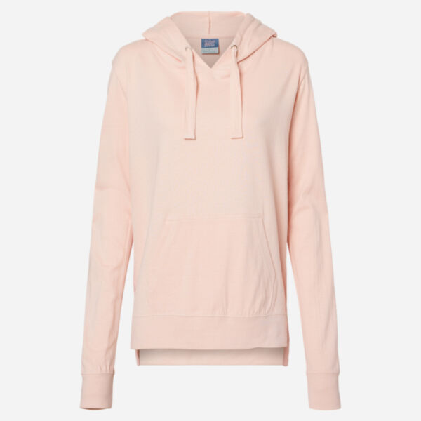 Women's Sueded Jersey Hooded Sweatshirt Thumbnail