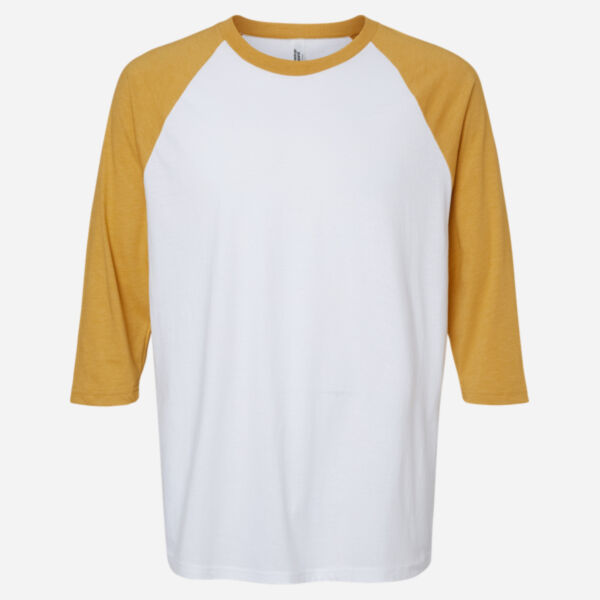 Unisex CVC Three-Quarter Sleeve Tee Thumbnail