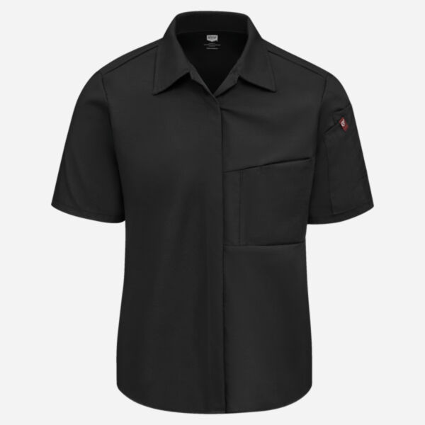 Women's Poplin Airflow Cook Shirt with OilBlok Thumbnail