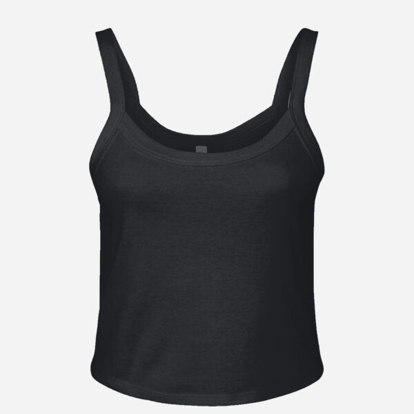 Women's Micro Rib Spaghetti Strap Tank Thumbnail