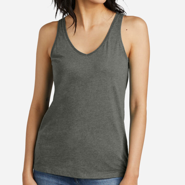 Women's Perfect Blend ® CVC V Neck Tank Thumbnail