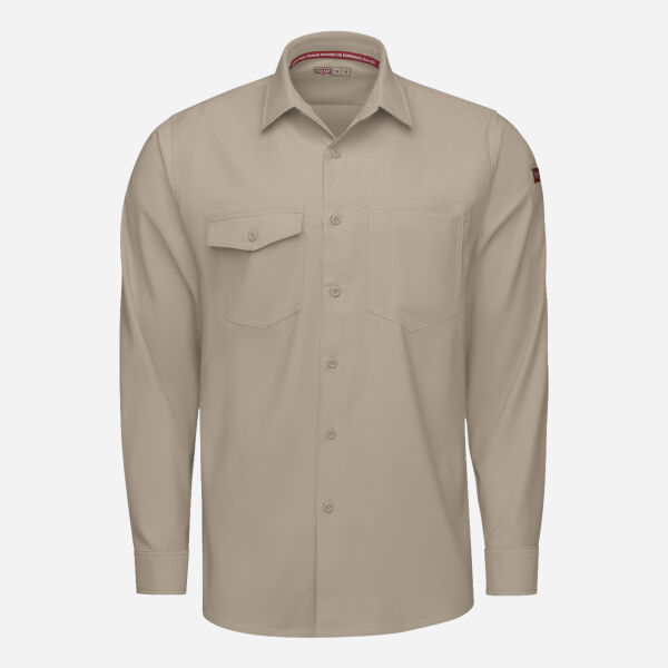 Men's Tall Cooling Long Sleeve Work Shirt Thumbnail