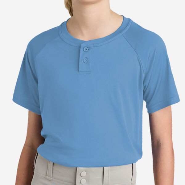 Youth PosiCharge ® Competitor 2 Button Henley Thumbnail