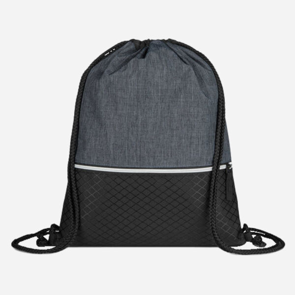 Crosshatch Heather Drawstring Backpack Thumbnail