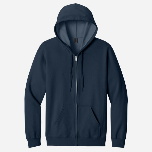 Softstyle ® Midweight Fleece Full Zip Hooded Sweatshirt Thumbnail