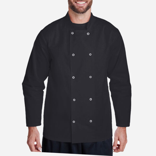 Unisex Ten Studded Front Chef Coat Thumbnail