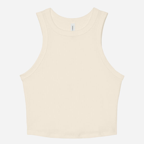 Women's Micro Rib Racer Tank Thumbnail