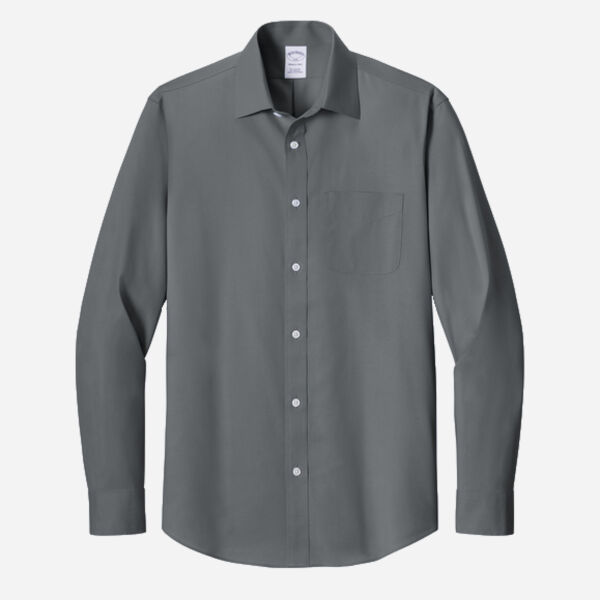 Wrinkle Free Stretch Pinpoint Spread Collar Shirt Thumbnail
