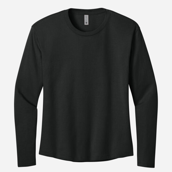Women's Cotton Relaxed Long Sleeve Tee Thumbnail