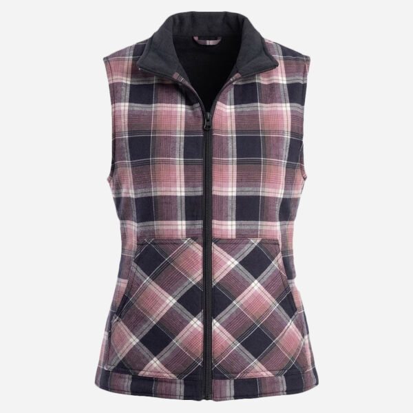 Women's Insulated Flannel Vest Thumbnail