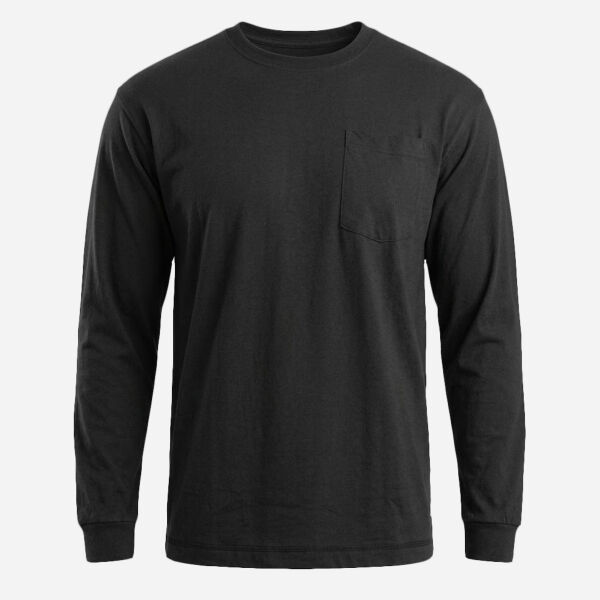 Men's Tall Performance Long Sleeve Pocket T-Shirt Thumbnail