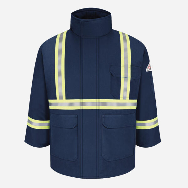 Men's Deluxe Parka With Reflective Trim - EXCEL FR® ComforTouch Thumbnail