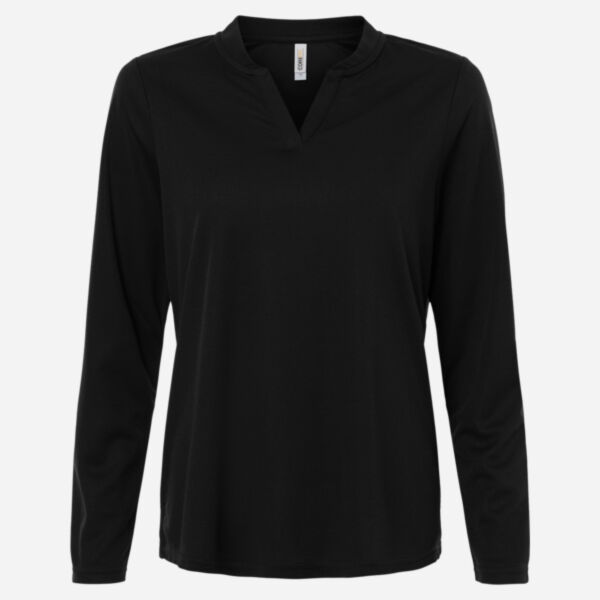 Women's Nova Performance Long Sleeve Pique Polo Thumbnail