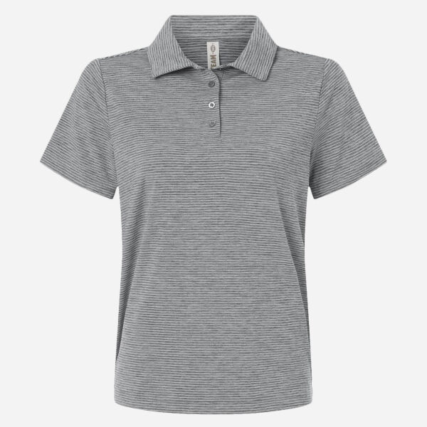 Women's Relay Heathered Stripe Polo Thumbnail