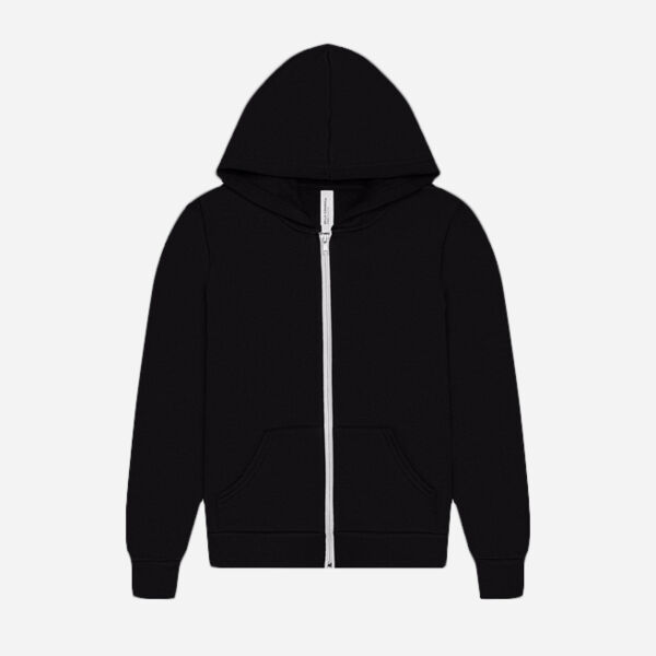 Youth Sponge Fleece Full Zip Hooded Sweatshirt Thumbnail