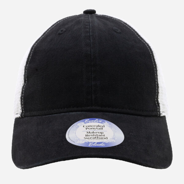 Women's Peached Twill Mesh Back Cap Thumbnail