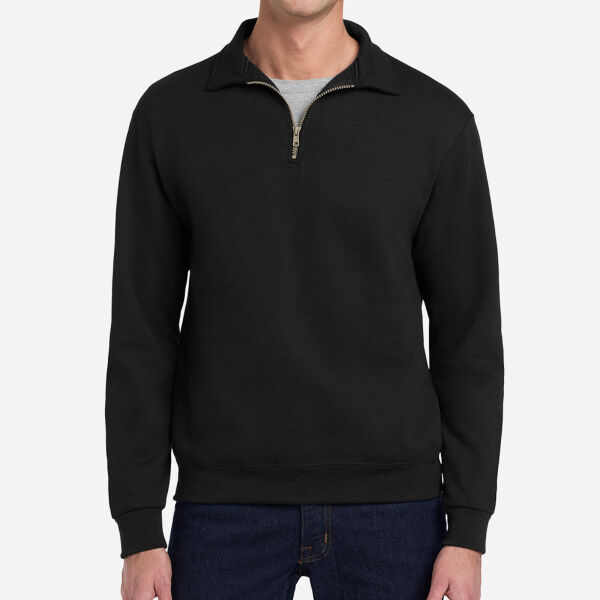 Super Sweats ® NuBlend ® 1/4 Zip Sweatshirt with Cadet Collar Thumbnail