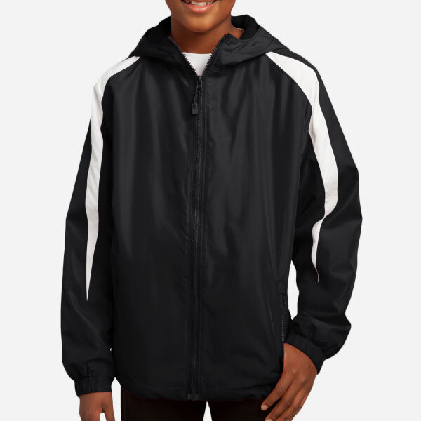 Youth Fleece Lined Colorblock Jacket Thumbnail