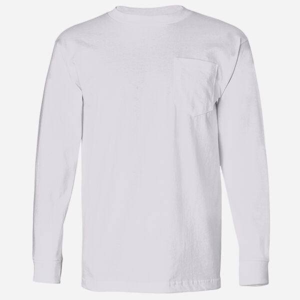 Unisex USA-Made Long Sleeve Pocket T-Shirt Thumbnail