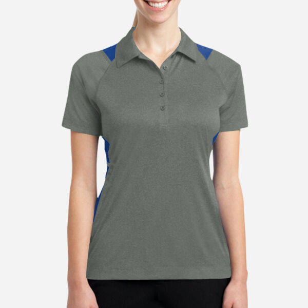 Women's Heather Colorblock Contender Polo Thumbnail