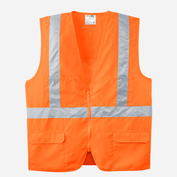 Ansi 107 Class 2 Mesh Back Safety Vest Thumbnail