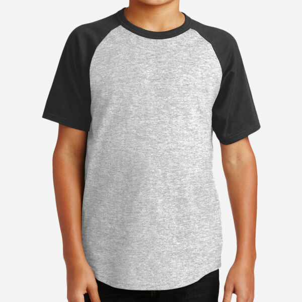 Youth Short Sleeve Colorblock Raglan Jersey Thumbnail