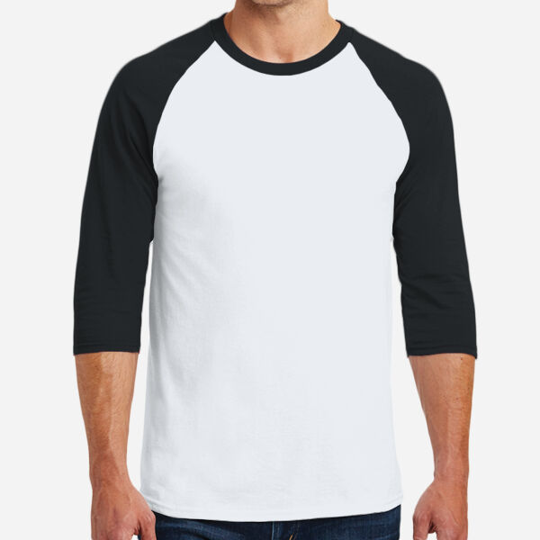 Heavy Cotton ™ 3/4 Sleeve Raglan T Shirt Thumbnail