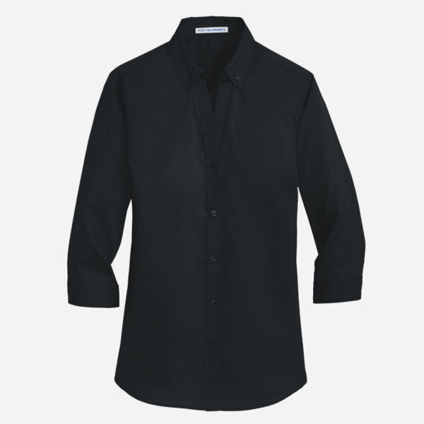 Women's 3/4 Sleeve SuperPro Twill Shirt Thumbnail