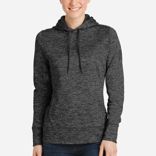 Women's PosiCharge ® Electric Heather Fleece Hooded Pullover Thumbnail