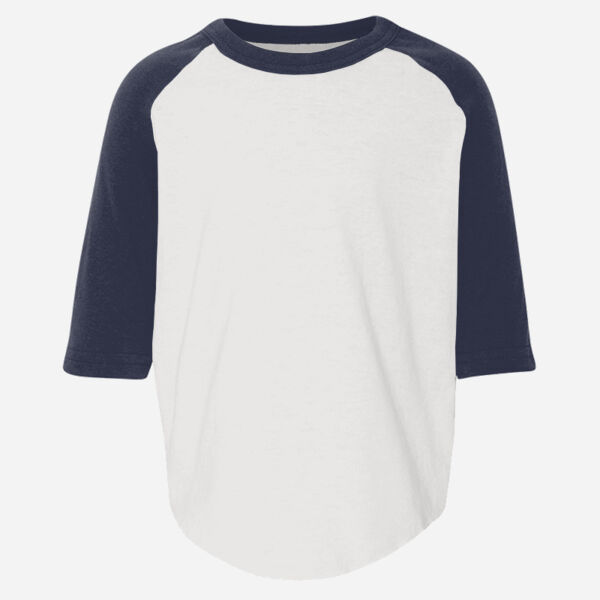 Toddler Three-Quarter Sleeve Baseball Jersey Thumbnail