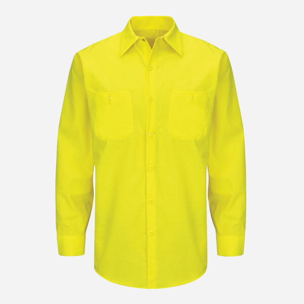 Men's Enhanced & Hi-Visibility Long Sleeve Work Shirt Thumbnail