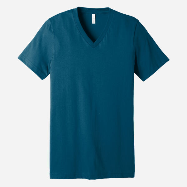 Unisex Jersey Short Sleeve V Neck Tee Thumbnail