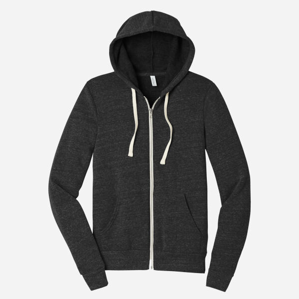 Unisex Triblend Sponge Fleece Full Zip Hoodie Thumbnail