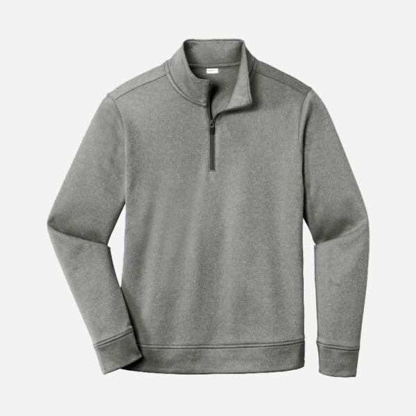 PosiCharge ® Sport Wick ® Heather Fleece 1/4 Zip Pullover Thumbnail