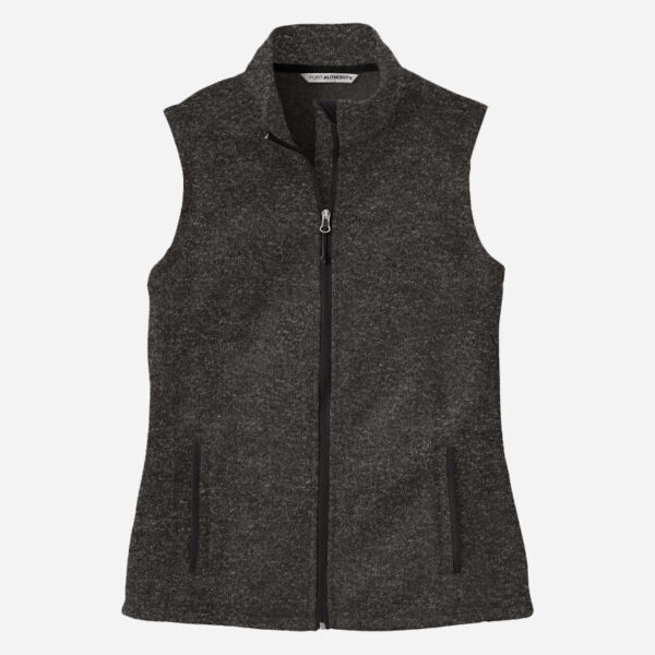 Women's Sweater Fleece Vest Thumbnail