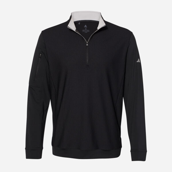Men's Textured Quarter-Zip Pullover Thumbnail