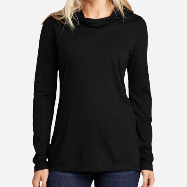 Women's PosiCharge ® Tri Blend Wicking Long Sleeve Hoodie Thumbnail