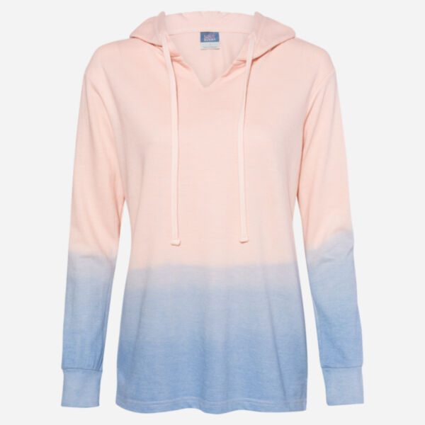Women's French Terry Ombré Hooded Sweatshirt Thumbnail