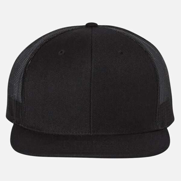 Wool Blend Flat Bill Trucker Cap Thumbnail