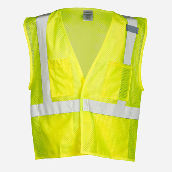 Unisex 4 Pocket Hook-and-Loop Mesh Vest Thumbnail