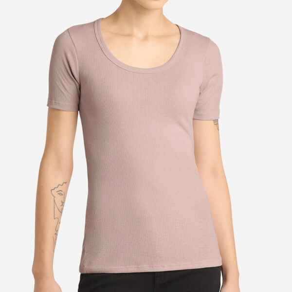 Women's V.I.T. Rib Scoop Neck Tee Thumbnail