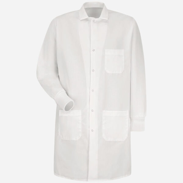 Unisex Poplin Specialized Cuffed Lab Coat Thumbnail