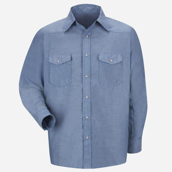 Men's Tall Deluxe Western Style Long Sleeve Shirt Thumbnail