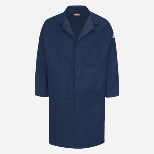 Men's Concealed Snap Front Lab Coat - EXCEL FR® ComforTouch® - 6 oz. Thumbnail